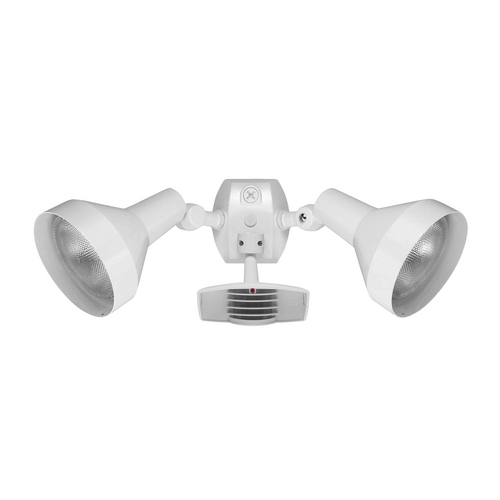 RAB Electric Lighting White Motion Activated Flood Light with Photocell Sensor - 150W STL110HW