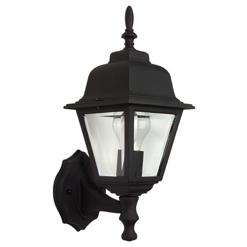 15.25-Inch Outdoor Wall Light in Textured Matte Black by Craftmade Lighting