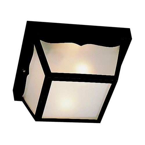 Polypropylene 8.25-Inch Flush Mount in Black by Kichler Lighting