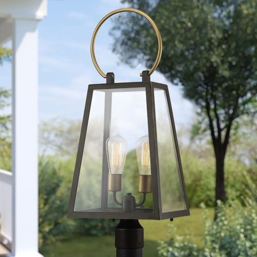 Progress Lighting Barnett Antique Bronze Post Light by Progress Lighting P540028-020