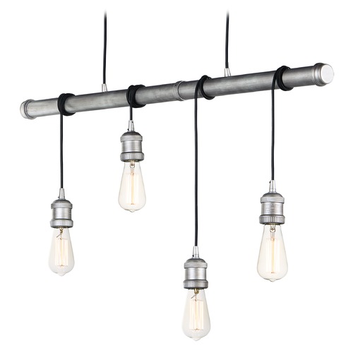 Maxim Lighting Maxim Lighting Early Electric Weathered Zinc Island Light 12135WZ