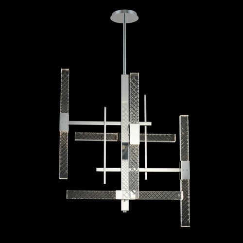 Apollo 10-Light LED Chandelier in Polished Chrome by Allegri Crystal