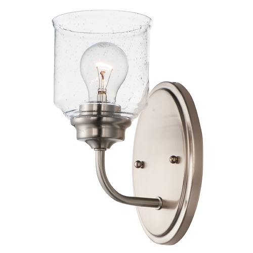 Maxim Lighting Acadia Satin Nickel Sconce by Maxim Lighting 12261CDSN