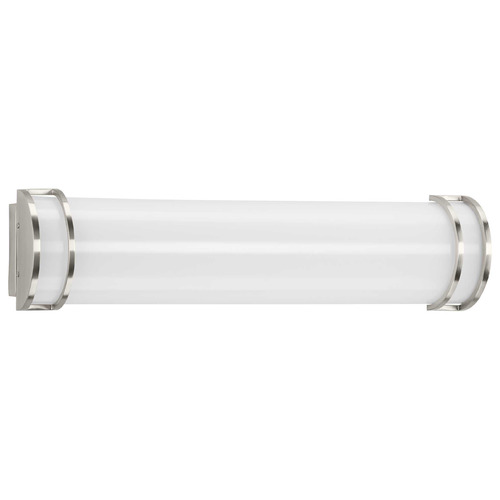 Progress Lighting LED Linear Bath Brushed Nickel LED Vertical Bathroom Light