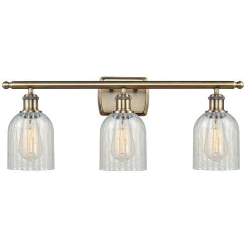 Innovations Lighting Innovations Lighting Caledonia Antique Brass Bathroom Light 516-3W-AB-G2511