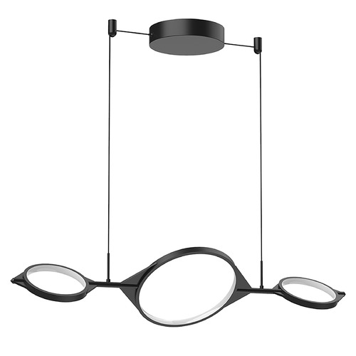 Serif 33.75-Inch LED Linear Pendant in Black by Kuzco Lighting
