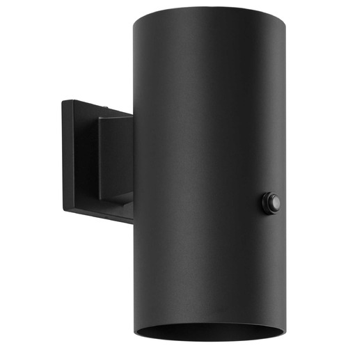 Progress Lighting 6in Cyl Rnds Matte Black LED Outdoor Wall Light