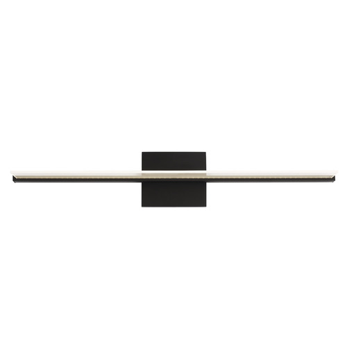 Visual Comfort Modern Collection Sean Lavin Span 24-Inch LED Bath Light in Black by Visual Comfort Modern 700BCSPANB2B-LED930