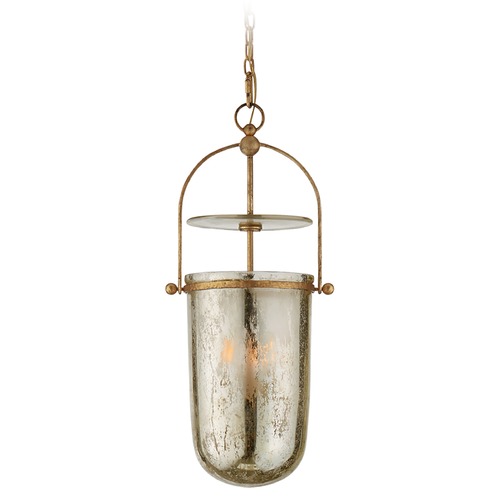 Visual Comfort Signature Collection E.F. Chapman Lorford Bell Lantern in Gilded Iron by Visual Comfort Signature CHC2298GIMG