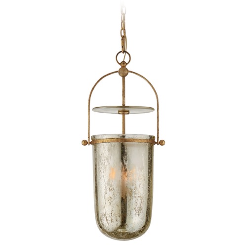 E.F. Chapman Lorford Bell Lantern in Gilded Iron by Visual Comfort Signature