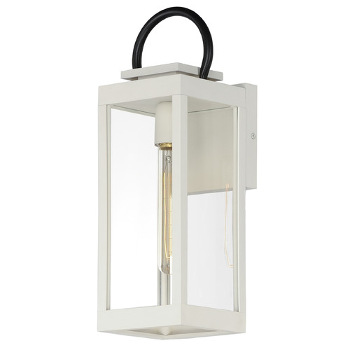 Maxim Lighting Nassau Vivex White & Black Outdoor Wall Light