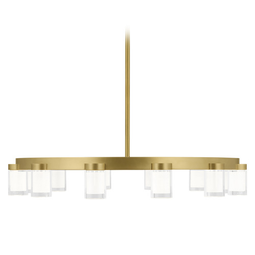 Visual Comfort Modern Collection Kelly Wearstler Esfera 32-Inch LED Chandelier in Brass by Visual Comfort Modern 700ESF32NB-LED927