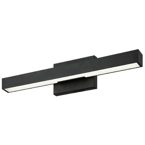 Matteo Lighting Presley Matte Black LED Vertical Bathroom Light