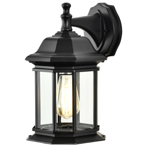 Hopkins Matte Black Outdoor Wall Light by Nuvo Lighting