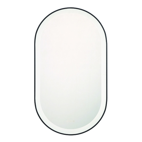 Eurofase Lighting Sara 42-Inch 3CCT LED Oval Mirror in Matte Black by Eurofase Lighting 47563-025