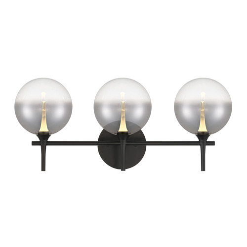 Lissa 3-Light LED Vanity Light in Matte Black by Eurofase Lighting
