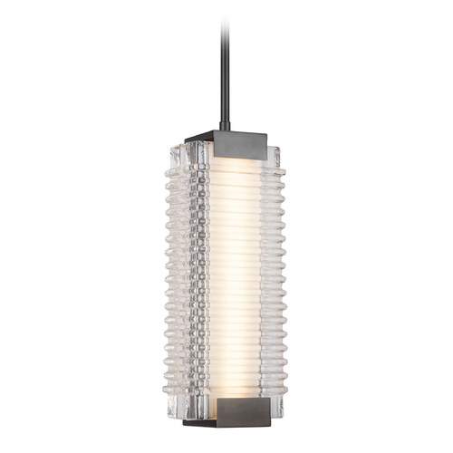 Alora Lighting Alai Urban Bronze LED Pendant Light with Rectangle Shade