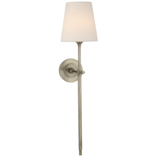 Visual Comfort Signature Collection Bryant 27-Inch Cordless Sconce in Antique Nickel by VC Signature TOB2044AN-L-CL