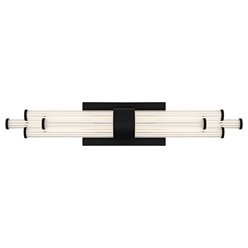 Quoizel Lighting Quoizel Lighting Talbott Matte Black LED Vertical Bathroom Light PCTAL8624MBK