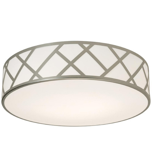 Afx Lighting Haven Satin Nickel Flushmount Light