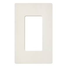 Designer Style 1-Gang Wall Plate in Biscuit