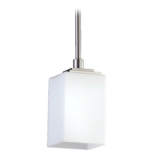 Quorum Lighting Modern Mini Pendant Satin Nickel Delta by Quorum Lighting 3084-65