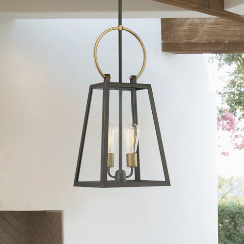 Barnett Antique Bronze Outdoor Hanging Light by Progress Lighting