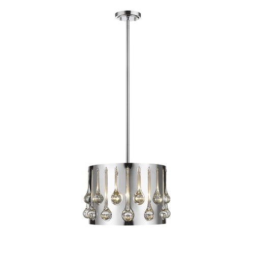 Oberon Chrome Pendant by Z-Lite