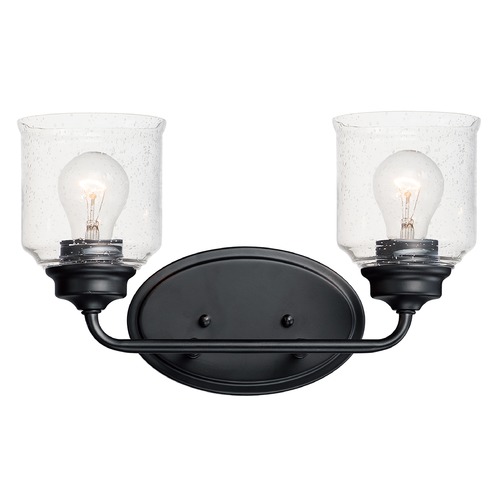 Acadia Black Bathroom Light by Maxim Lighting