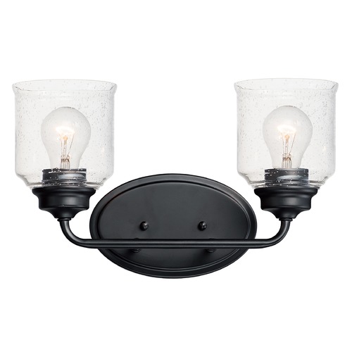 Maxim Lighting Acadia Black Bathroom Light by Maxim Lighting 12262CDBK