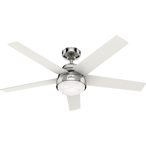 Hunter Fan Company Garland Polished Nickel LED Ceiling Fan by Hunter Fan Company 50969