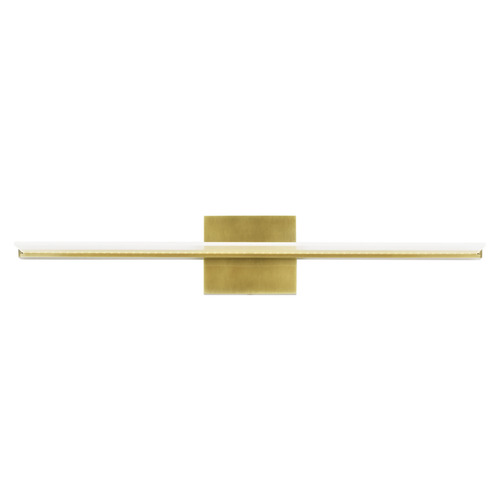 Visual Comfort Modern Collection Span 24-Inch LED Bath Light in Plated Brass by Visual Comfort Modern 700BCSPANB2BR-LED930