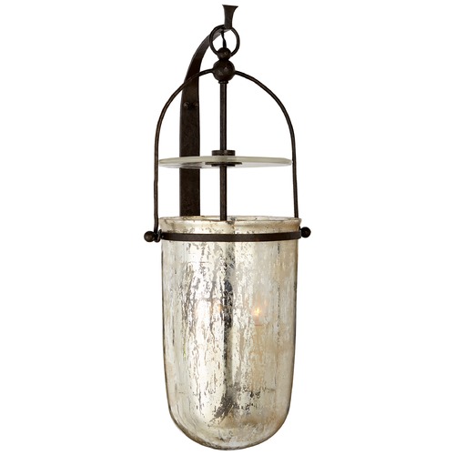 E.F. Chapman Lorford Sconce in Aged Iron by Visual Comfort Signature