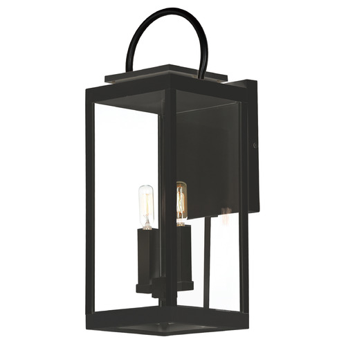Maxim Lighting Nassau Vivex Black Outdoor Wall Light