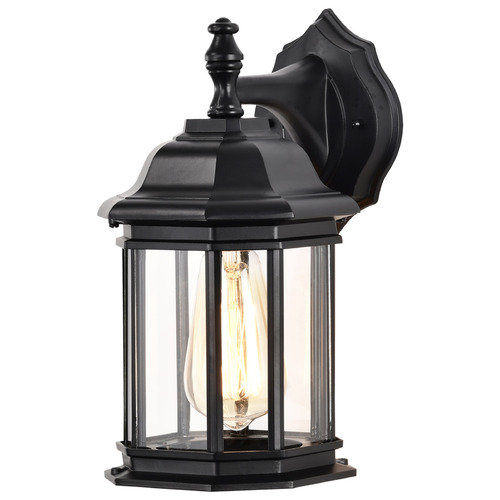 Hopkins Matte Black Outdoor Wall Light by Nuvo Lighting