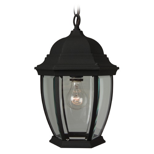 Craftmade Lighting Bent Glass Matte Black Outdoor Hanging Light by Craftmade Lighting Z281-05