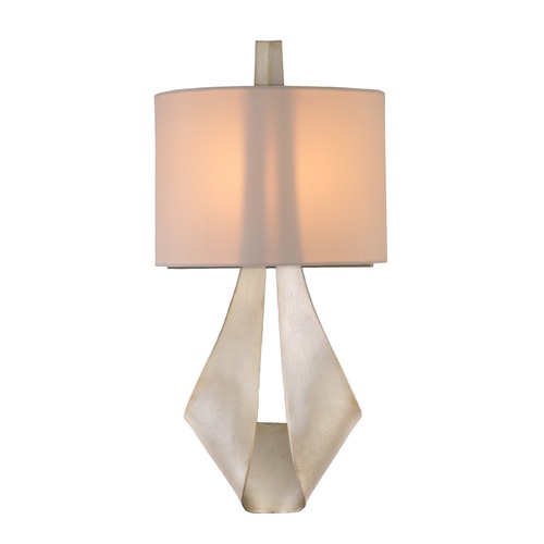 Kalco Lighting Barrymore Pearl Silver Sconce by Kalco Lighting 501122PS