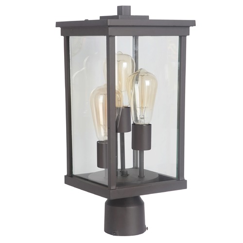 Riviera IIi Oiled Bronze Post Light by Craftmade Lighting