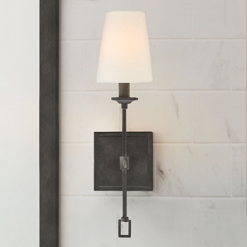 Savoy House Lorainne Oxidized Black Sconce by Savoy House 9-9004-1-88