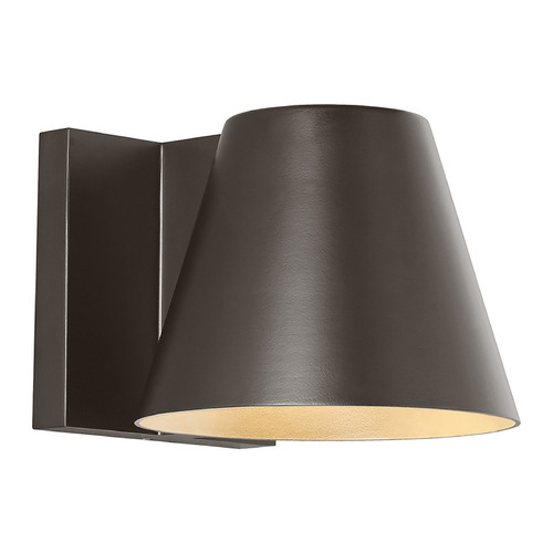 Sean Lavin Bowman 4-Inch 277V 2700K LED Outdoor Wall Light in Bronze by VC Modern