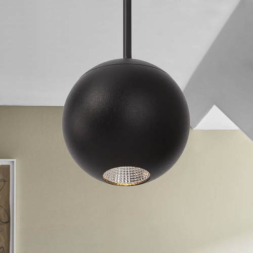Exo Black LED Mini Pendant by Kuzco Lighting