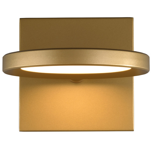 Visual Comfort Modern Collection Spectica 277V LED Sconce in Satin Gold by Visual Comfort Modern 700WSSPCTG-LED930-277