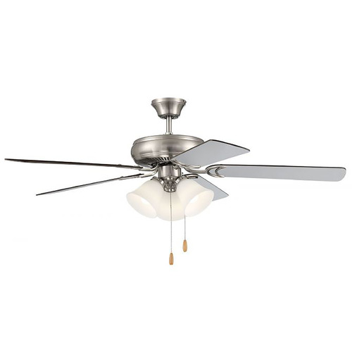 Craftmade Lighting Decorators Choice 52-Inch LED Fan in Nickel by Craftmade Lighting DCF52BNK5C3W