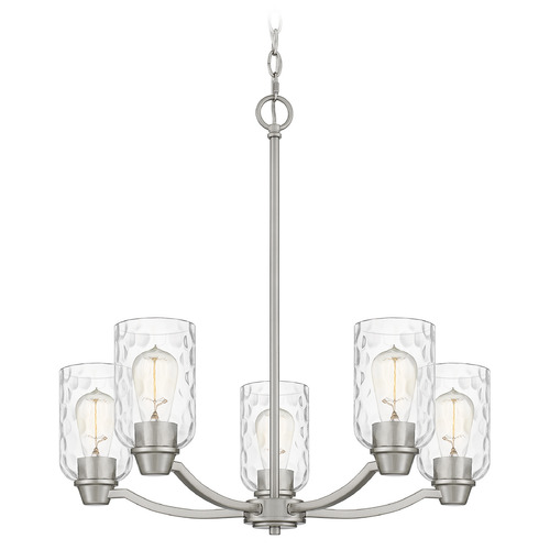 Quoizel Lighting Acacia 24-Inch Chandelier in Brushed Nickel by Quoizel Lighting ACA5024BN