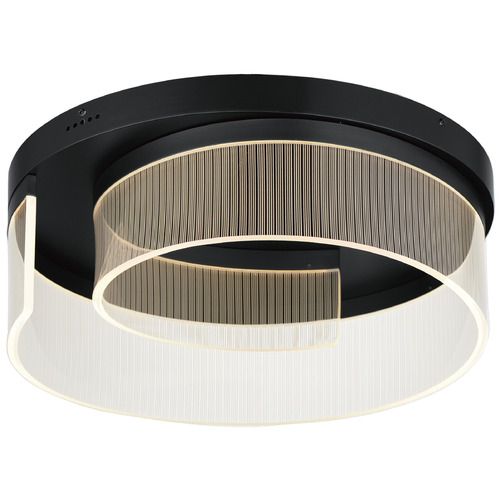 Sonata Black LED Flush Mount by ET2 Lighting
