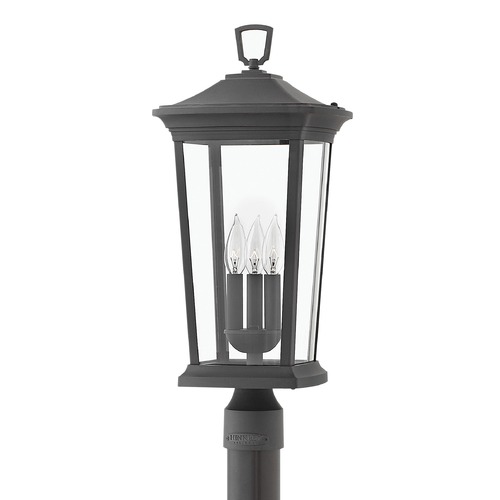 Bromley 22.75-Inch Post Light in Museum Black by Hinkley Lighting
