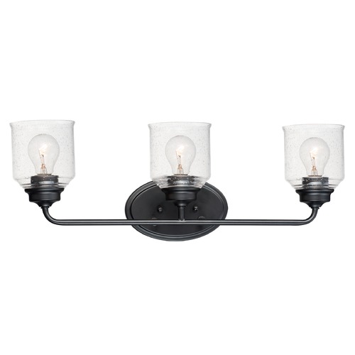 Maxim Lighting Acadia Black Bathroom Light by Maxim Lighting 12263CDBK