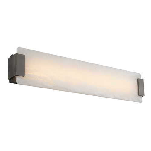 Quarry Brushed Nickel LED Vertical Bathroom Light by Modern Forms