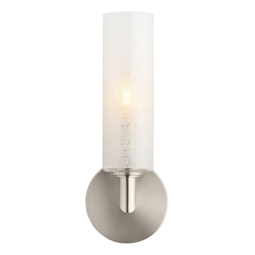 Visual Comfort Modern Collection Vetra Wall Sconce in Satin Nickel by Visual Comfort Modern 700WSVTRLNS