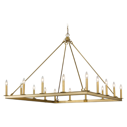 Barclay Olde Brass Chandelier by Z-Lite